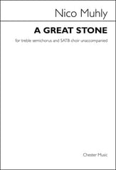 A Great Stone SATB choral sheet music cover